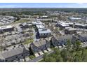 High-angle view of residential area near shops, showcasing convenient access to amenities at 3001 Valleystone Dr, Cary, NC 27519