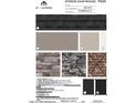 Exterior color package featuring black roof shingle and siding in Elephant Ear SW 9168 at 2469 Englemann Dr # 366, New Hill, NC 27562