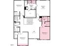 Upstairs floorplan displaying the owner's suite, three bedrooms, two bathrooms, and a spacious loft area at 1129 Sun Springs Rd, Wake Forest, NC 27587