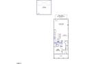 Detailed floorplan showing the layout of the entry level at 732 Georgia'S Landing Pkwy # 8, Raleigh, NC 27603