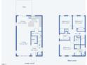 Detailed floor plan showcasing the layout of the lower and main levels of the home at 2600 Fayetteville St, Durham, NC 27707