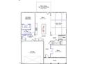 First floor floor plan featuring a kitchen, Gathering room, garage, office, and porch at 25 Bold Dr, Youngsville, NC 27596