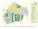 Site map of Hatcher Creek, featuring townhomes, amenities, and walking trails at 1102 Brookrun Dr, Oxford, NC 27565