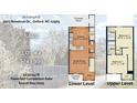 Detailed floor plan of a two-story home featuring open living spaces, modern kitchen, and comfortable bedrooms with walk-in closets at 1103 Brookrun Dr, Oxford, NC 27565