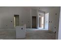 Unfinished living room showcasing open floor plan and doorway details at 1565 Pecan Drive # 30, Nashville, NC 27856