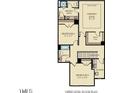 Layout features two bedrooms, laundry, the owner's suite, and an owner's bath at 300 Calvander Ln, Apex, NC 27539