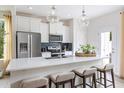 Eat-in kitchen features stainless steel appliances and quartz countertops at 1251 Hammond Dr, Mebane, NC 27302