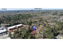 An aerial view of the new home site with proximity to Raleigh, North Hills, and Quail Corners at 5107 Hearth Dr, Raleigh, NC 27609