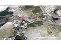 Aerial view of the 18 acre parcels, lot lines approximate at 6509A Fowler Rd, Zebulon, NC 27597