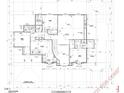 Second floor blueprint of a new home build, showcasing bedroom and bathroom layouts at 186 Evington Dr, Pittsboro, NC 27312