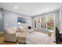 Inviting living room with hardwood floors and stylish decor at 800 Moratuck Dr # 108, Raleigh, NC 27604