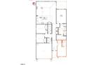 Detailed floorplan showcasing the layout of the home, including bedrooms, bathrooms, kitchen, and living spaces at 160 Chestnut Oak Ln, Lillington, NC 27546