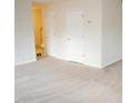 Spacious living room with neutral carpet and white trim is ready for your personal touches at 207 Mill St # A/B, Creedmoor, NC 27522