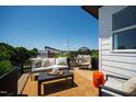 Outdoor patio featuring comfortable seating, stylish decor, and a sunny ambiance at 1317 Garner Rd # 101, Raleigh, NC 27610