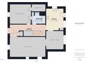 Detailed floorplan layout showcasing the dimensions and spatial arrangement of rooms on floor 1 at 7117 Sandringham Dr, Raleigh, NC 27613