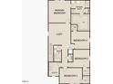 Second-floor plan featuring the main bedroom, loft, and several other bedrooms at 1169 Solace Way, Rolesville, NC 27571