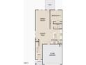 First-floor floor plan featuring Gathering room, dining area, kitchen, bedroom, and two-car garage at 1169 Solace Way, Rolesville, NC 27571