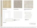 Selection of interior finishes featuring flooring, carpet, tile, backsplash, countertops, and cabinet style at 2605 Stonington Dr, Cary, NC 27523