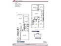 Layout of a 5-bedroom home featuring recreational room, covered patio, kitchen, 2-car garage, and optional fireplace at 384 Hopewell Branch Ct, Smithfield, NC 27577