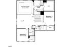 Second floor layout features the owner's suite, bath, loft, and two additional bedrooms at 426 Adams Pointe Ct, Angier, NC 27501