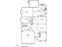 Layout of the first floor featuring an open kitchen, Gathering room, and two-car garage at 337 Parlier Dr, Cary, NC 27519