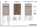 Interior selections showcase cabinet colors, flooring, and hardware choices for customizable design at 3606 Soaring Elm Dr, Durham, NC 27703