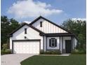 Charming home with white siding, black trim, a two-car garage, and a well-maintained lawn at 11778 Salers Loop, Middlesex, NC 27557