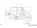Second-floor plan featuring multiple bedrooms, bathrooms, and a bonus room for flexible living at 4344 Coldwater Springs Dr, Raleigh, NC 27616
