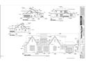 Detailed blueprint showcasing the floor plan, dimensions, and layout of this home at 311 Culvert St, Apex, NC 27502