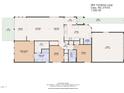 Detailed floor plan showcasing 1,552 square feet, including the primary bedroom, living room, kitchen, and patio at 563 Tomkins Loop, Cary, NC 27519