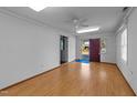 Spacious bonus room features hardwood floors and plenty of natural light at 706 Forest Dr, Garner, NC 27529