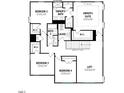 Second floor layout showcasing the owner's suite, three additional bedrooms, a loft, and two bathrooms at 184 Sprenger St, Garner, NC 27529