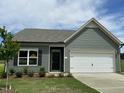 Charming one-story home showcasing a two-car garage, manicured lawn and tastefully landscaped yard at 288 Olivia Crossing Ct # 10, Four Oaks, NC 27524