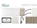 Kitchen finish selections include a light countertop, neutral-toned cabinets, stainless steel sink, and modern fixtures at 705 Compeer Way # 31, Rolesville, NC 27571