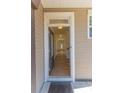 View from front door revealing hardwood floors and a bright hallway at 157 Durants Neck Ln, Morrisville, NC 27560