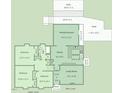 Detailed floor plan of the main and upper levels showcasing layout and room dimensions at 2417 Lawrence Dr, Raleigh, NC 27603