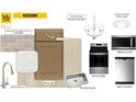 Kitchen design features modern fixtures, finishes and appliances at 2640 Pivot Ridge Dr, Raleigh, NC 27616