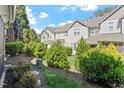 Backyard view with lush greenery providing privacy and a tranquil atmosphere at 4924 Amber Clay Ln, Raleigh, NC 27612