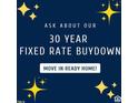 Ad promoting a 30-year fixed rate buydown on a move-in ready home at 107 Gabriel Ct, Wilson's Mills, NC 27520