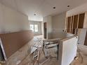Interior view of home with new drywall installed on the walls and ceilings at 152 Royal Ave, Selma, NC 27576