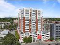 Beautiful exterior of this modern condo building with attractive architectural detail at 400 W North St # 1420, Raleigh, NC 27603