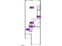 Functional floor plan showcasing the layout of the first level including great room and kitchen at 512 Eastwood St, Durham, NC 27704