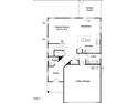 Detailed first floor plan of the house showing kitchen, Gathering room, and garage at 69 Baird Cove Ln # 169, Angier, NC 27501