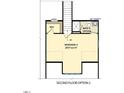 Second story floor plan showing bedroom and bath layout at 90 Malbec Way, Youngsville, NC 27596