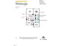 Second floor plan showcasing bedrooms, bathrooms, laundry, and bonus room at 2300 Bee Orchard St # 208, Apex, NC 27502
