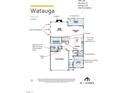 First floor layout featuring a spacious living area, kitchen, study, and two-car garage at 2300 Bee Orchard St # 208, Apex, NC 27502