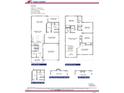 Detailed floor plan showcasing the layout of a 5-bedroom, 3.5-bath home at 119 Southern Estates Dr, Sanford, NC 27330