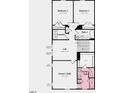 The second floor plan features owner's suite, two bedrooms, loft and laundry room at 105 Sepals Pl, Wendell, NC 27591