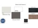 Exterior Color Scheme 3: Platinum Gray, Snow White, Charcoal Smoke, Bessemer Gray, and Black Magic at 344 Chesapeak Commons St # 138, Garner, NC 27529
