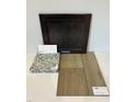 Interior selections featuring dark cabinetry, granite countertop, and luxury vinyl wood flooring at 344 Chesapeak Commons St # 138, Garner, NC 27529